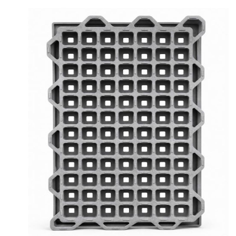 Neuheit! 1 Stück "Clevergrid Twin" Paddockplatte ohne Unterbau - Die XXL Platte für 2 Anwendungen - 1225x756x43 mm