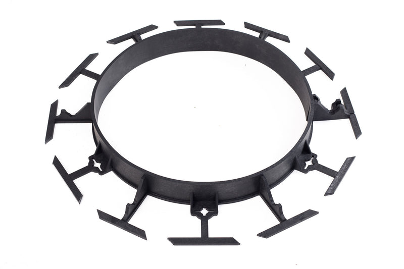 Galaborder Rasenkante Pflasterkante Beeteinfassung - 100 cm inkl. 6 Nägel - Höhe 45, 58 oder 78 mm