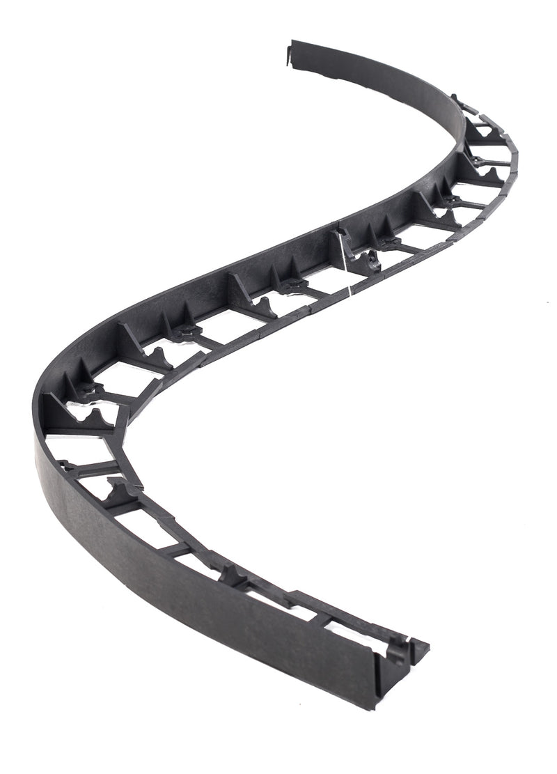 Galaborder Rasenkante Pflasterkante Beeteinfassung - 100 cm inkl. 6 Nägel - Höhe 45, 58 oder 78 mm