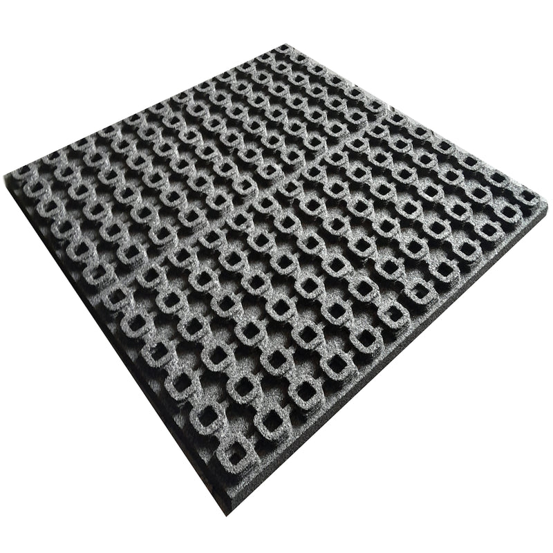 Fitnessmatte - Sportmatte - Bodenschutzmatte 1000x1000x40 mm - Für extreme Belastungen