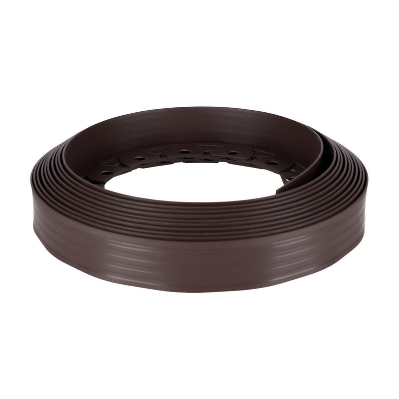 10m Rasenkante Beetumrandung Beeteinfassung Baumring 40 mm hoch inkl. 20 Nägel - Auswahl : Grün, Braun oder Schwarz