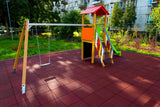 Fallschutzmatten - Fitnessmatten - Spielplatzmatten 500x500x30 mm